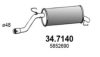 OPEL 55702051 End Silencer
